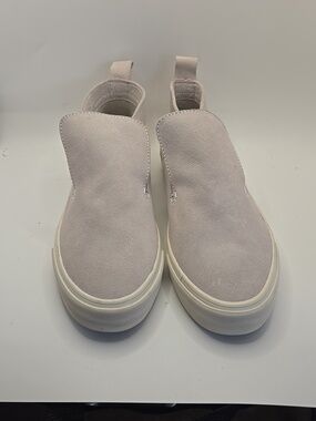 SeaVees Huntington Middie Oyster Suede Slip-On Sneaker Shoes Women's Size 8 Boho